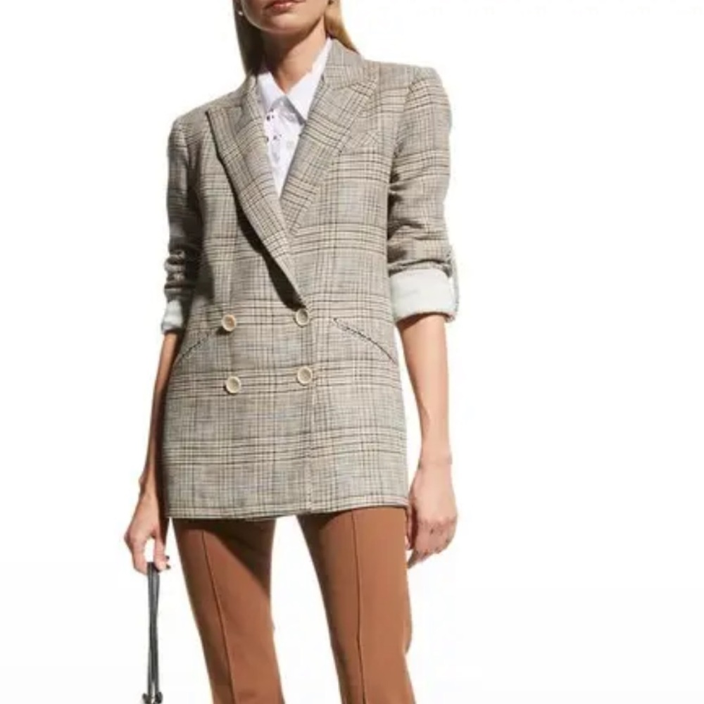 Veronica Beard Parineti Plaid Dickey Jacket Blazer NWT - Picture 1 of 7